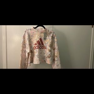Camo Adidas cropper sweatshirt.